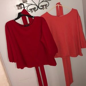 Jade Mackenzie XXL Lot of 2 Shirts 3/4 sleeve